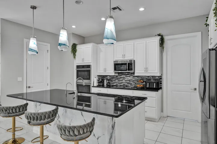 Kitchen with large pantry