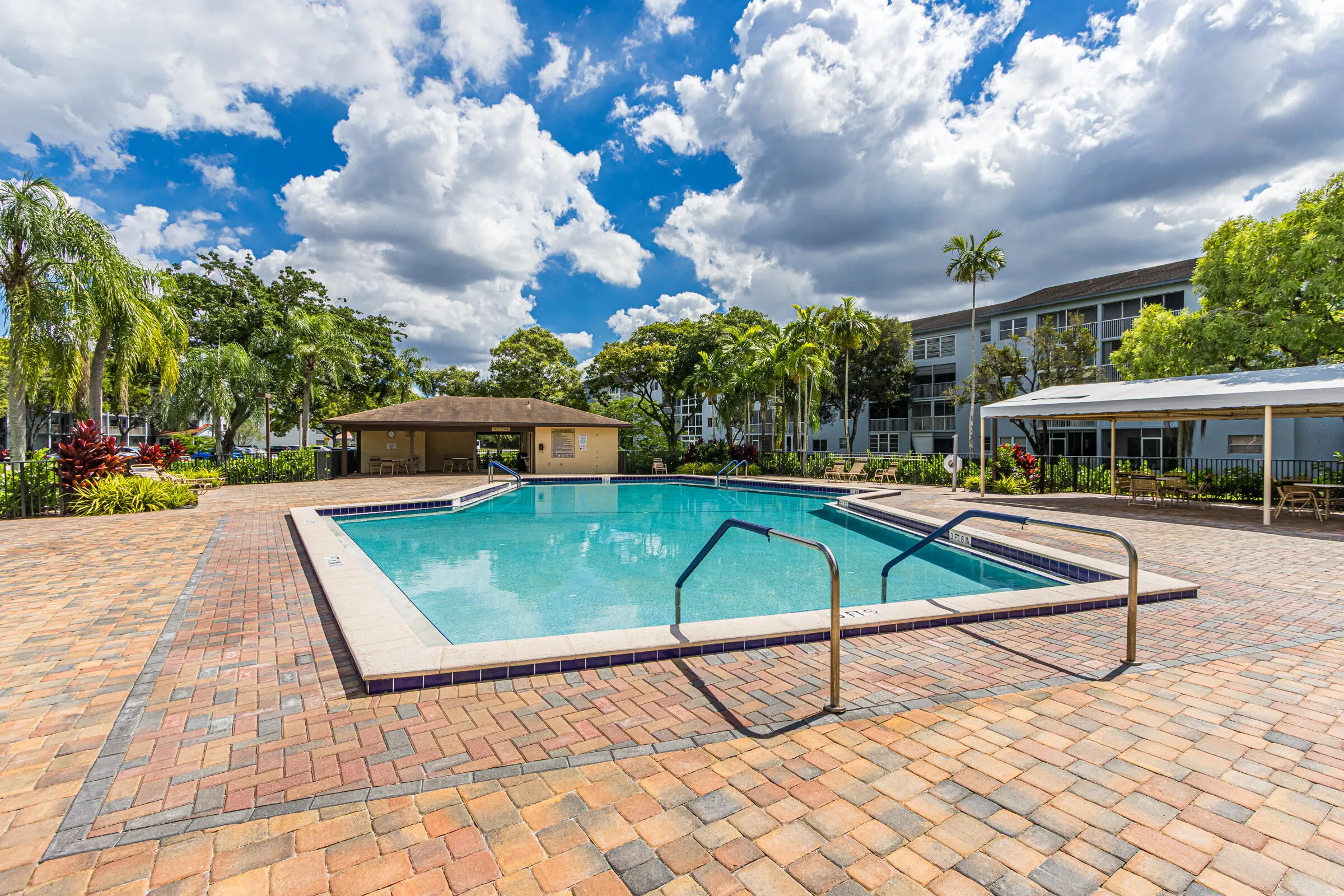 One of many pools throughout Century Village