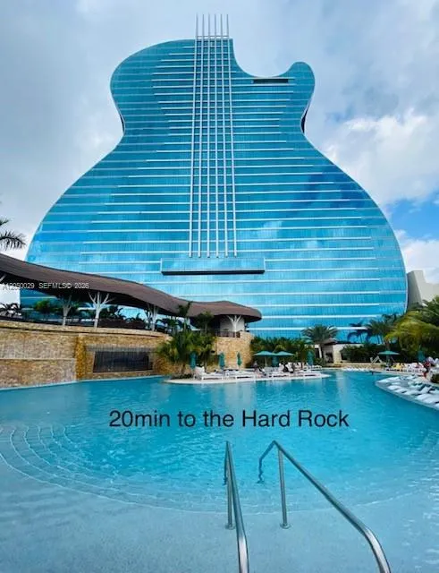 Hard Rock Hotel is 20 minutes away