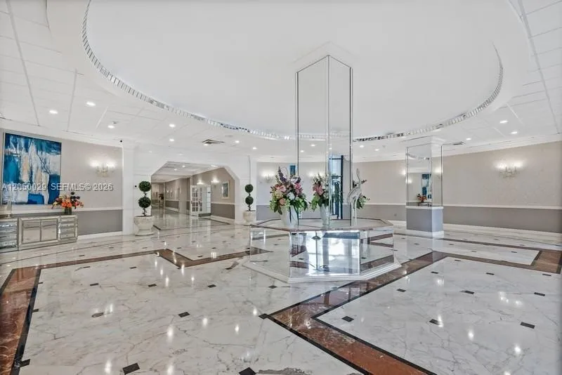 Resort style lobby
