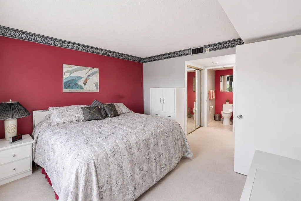 Primary bedroom with ensuite bathroom