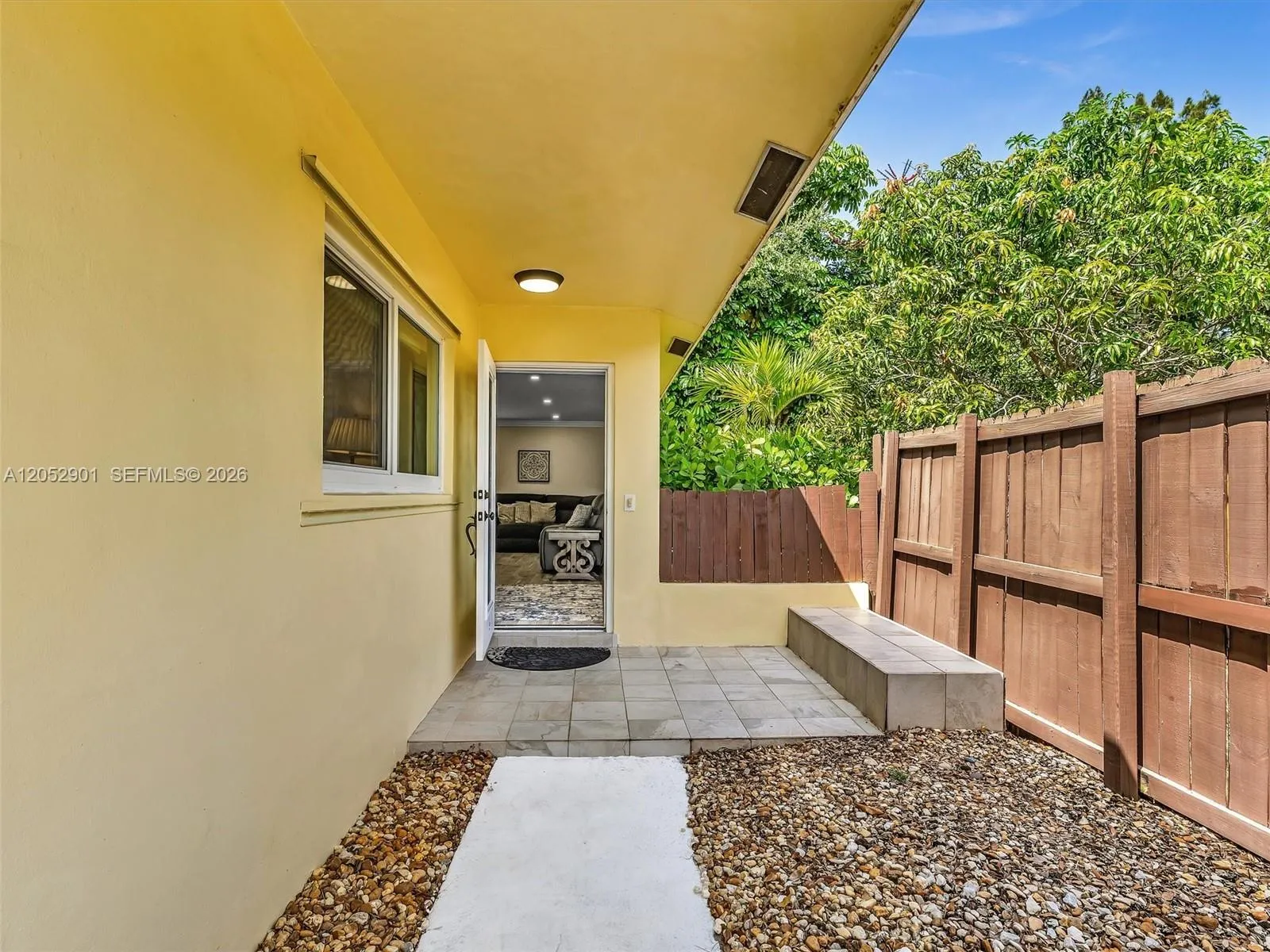 Private entry with space to garden