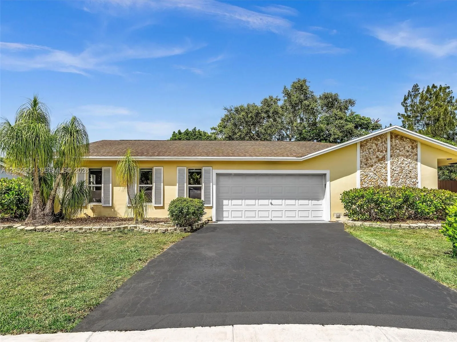 2 car garage and ample space for additional vehicles