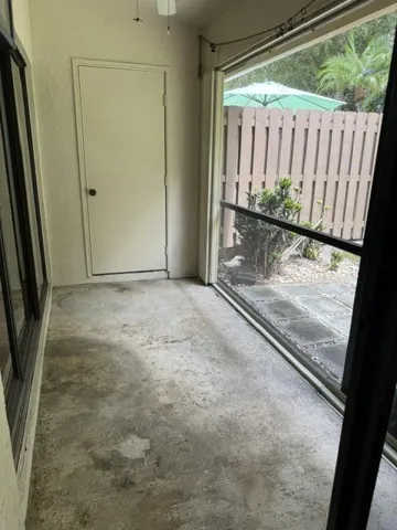 Screened in back patio