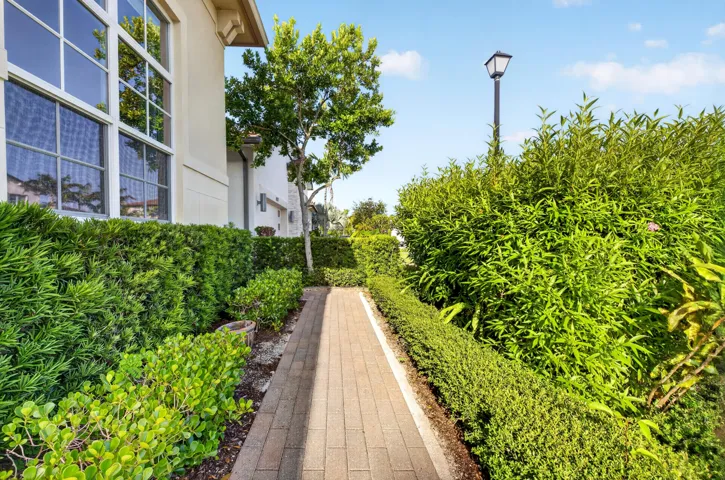 Sidewalk to the front door