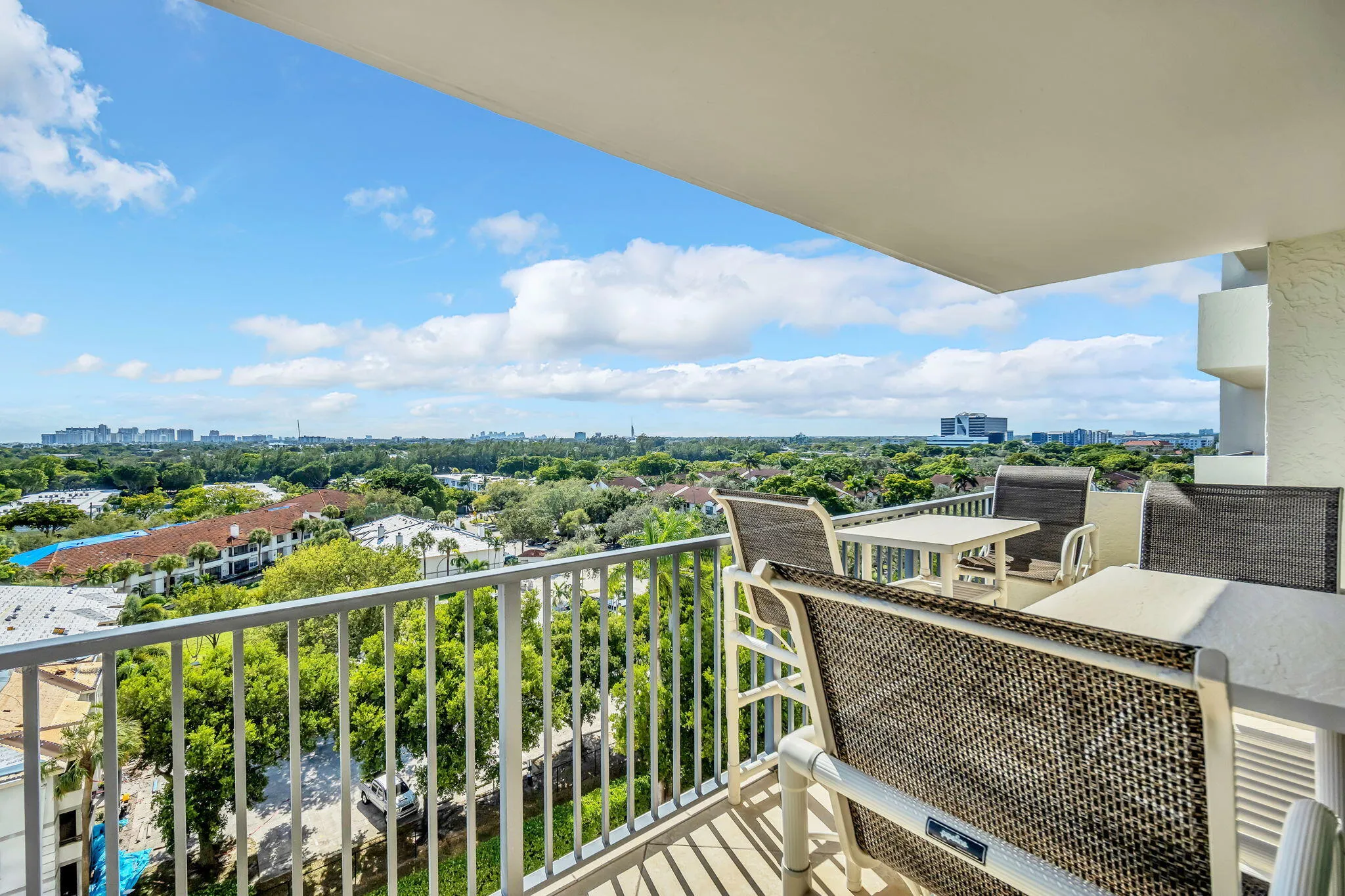 Balcony views looking Southeast