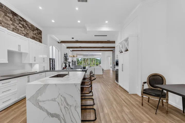 Kitchen into Great Room