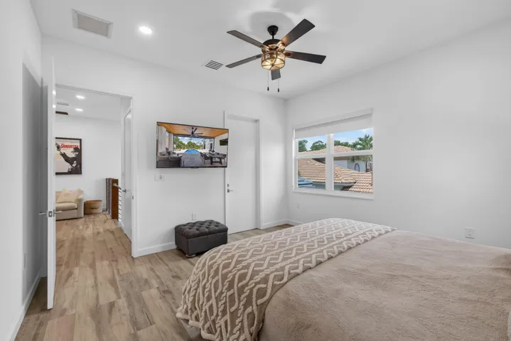 There is a great walk in closet in this suite