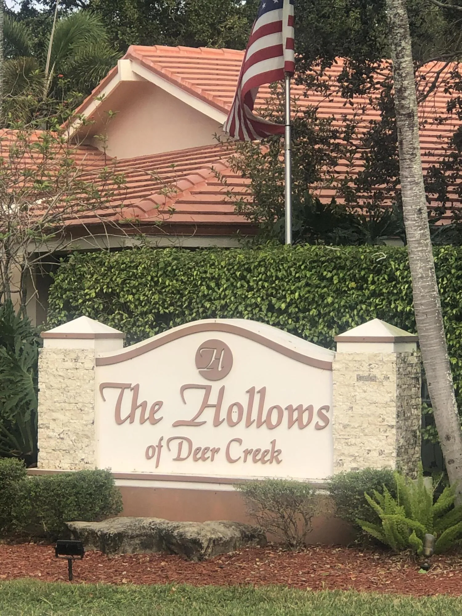 The Hollows is privately tucked away inside the community like a cul-de-sac. There are no speed bumps within the neighborhood or on the way to it.