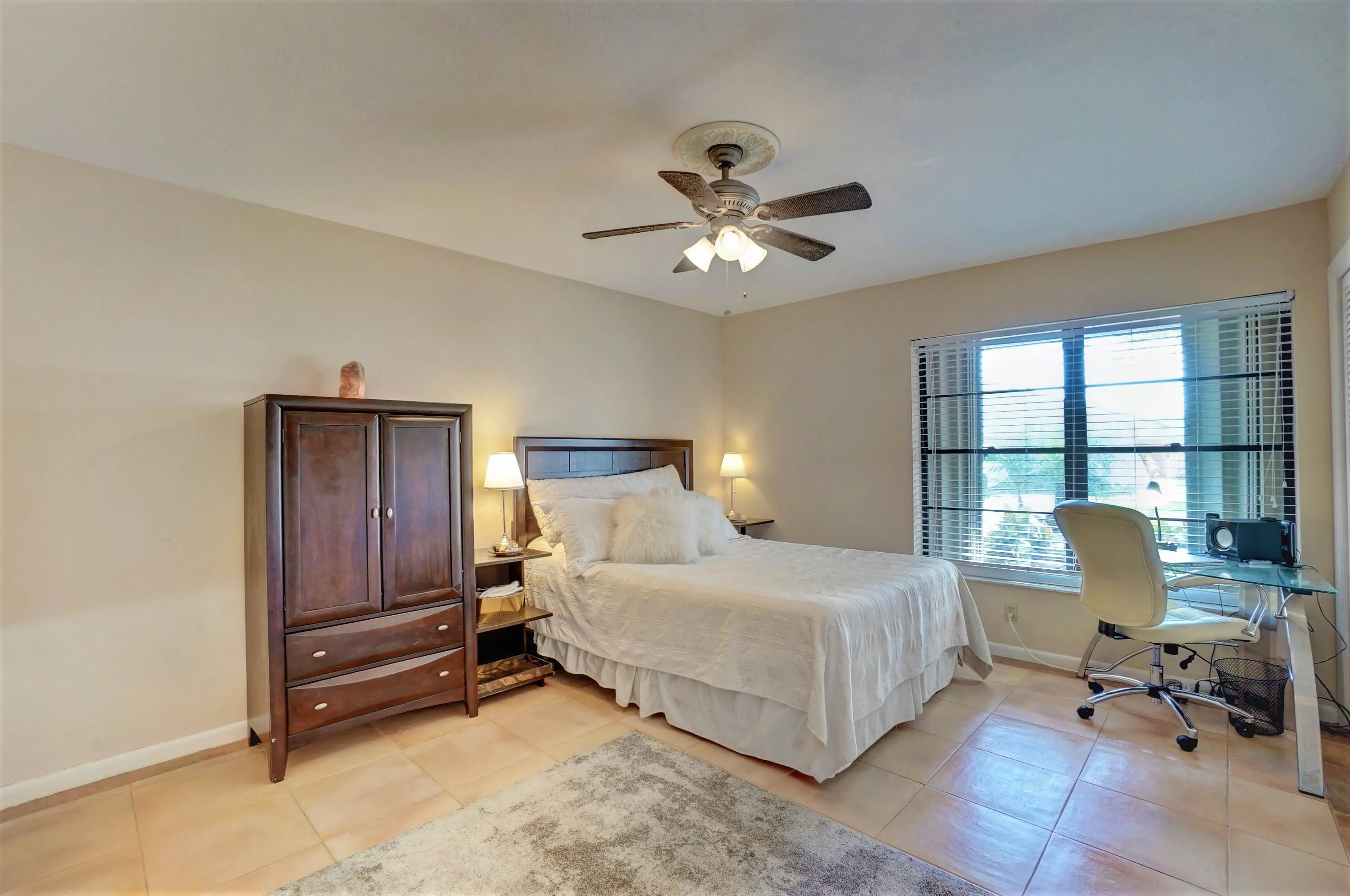 The second bedroom measures 20 feet 7 inches by 13 feet. Big by most people's standards.