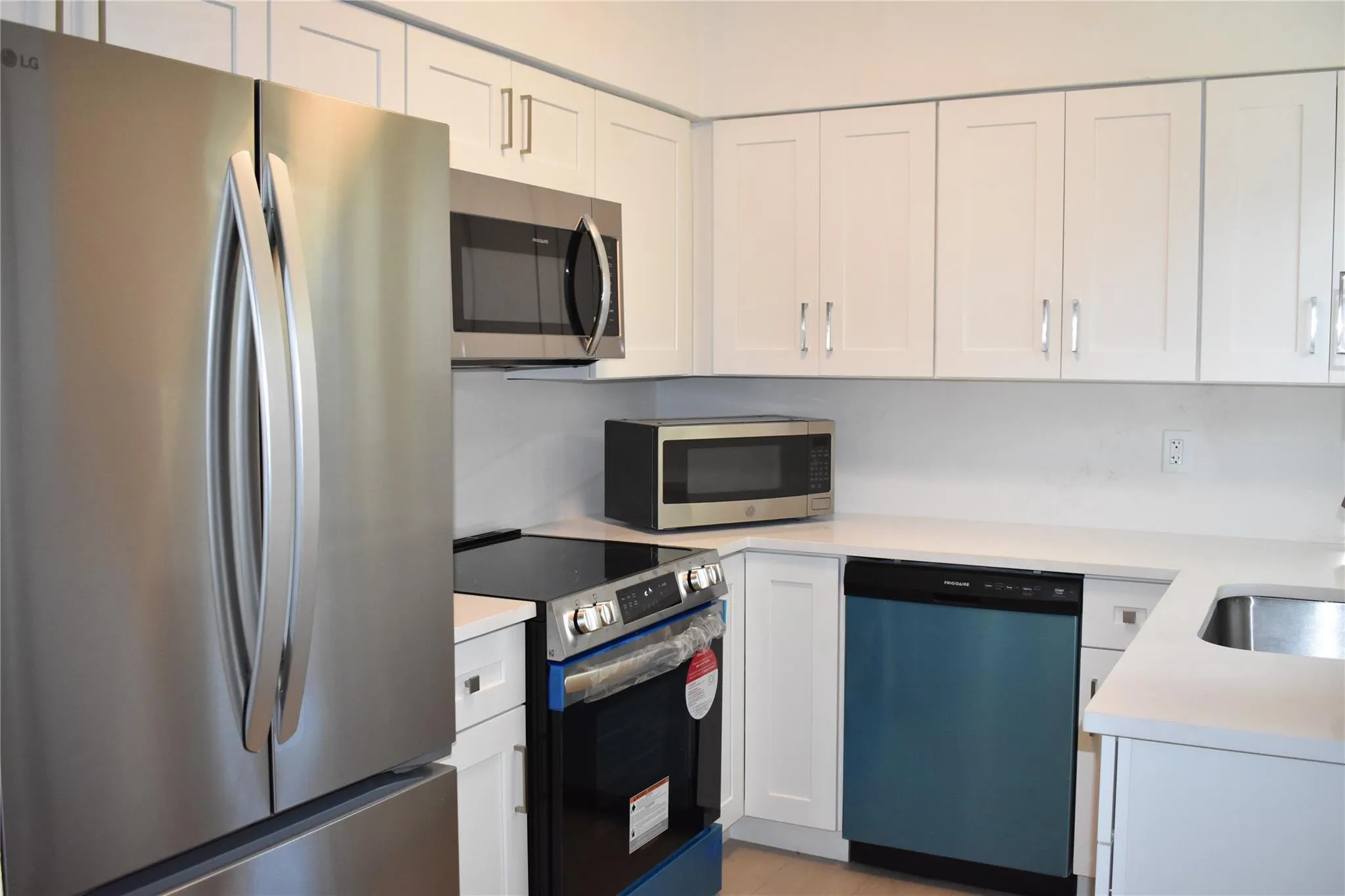 Kitchen with all new Stainless Steel Appliances