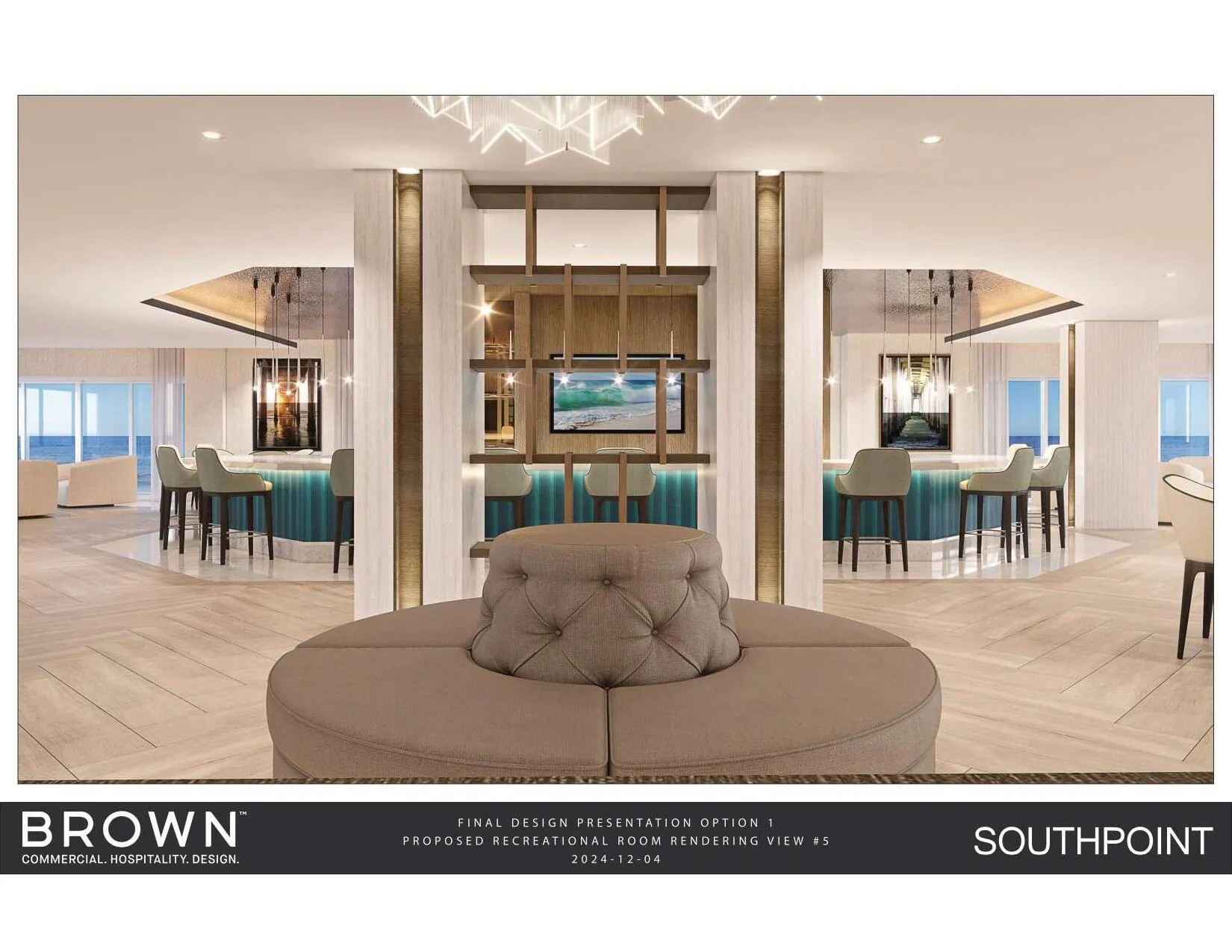 Rendering of Social room