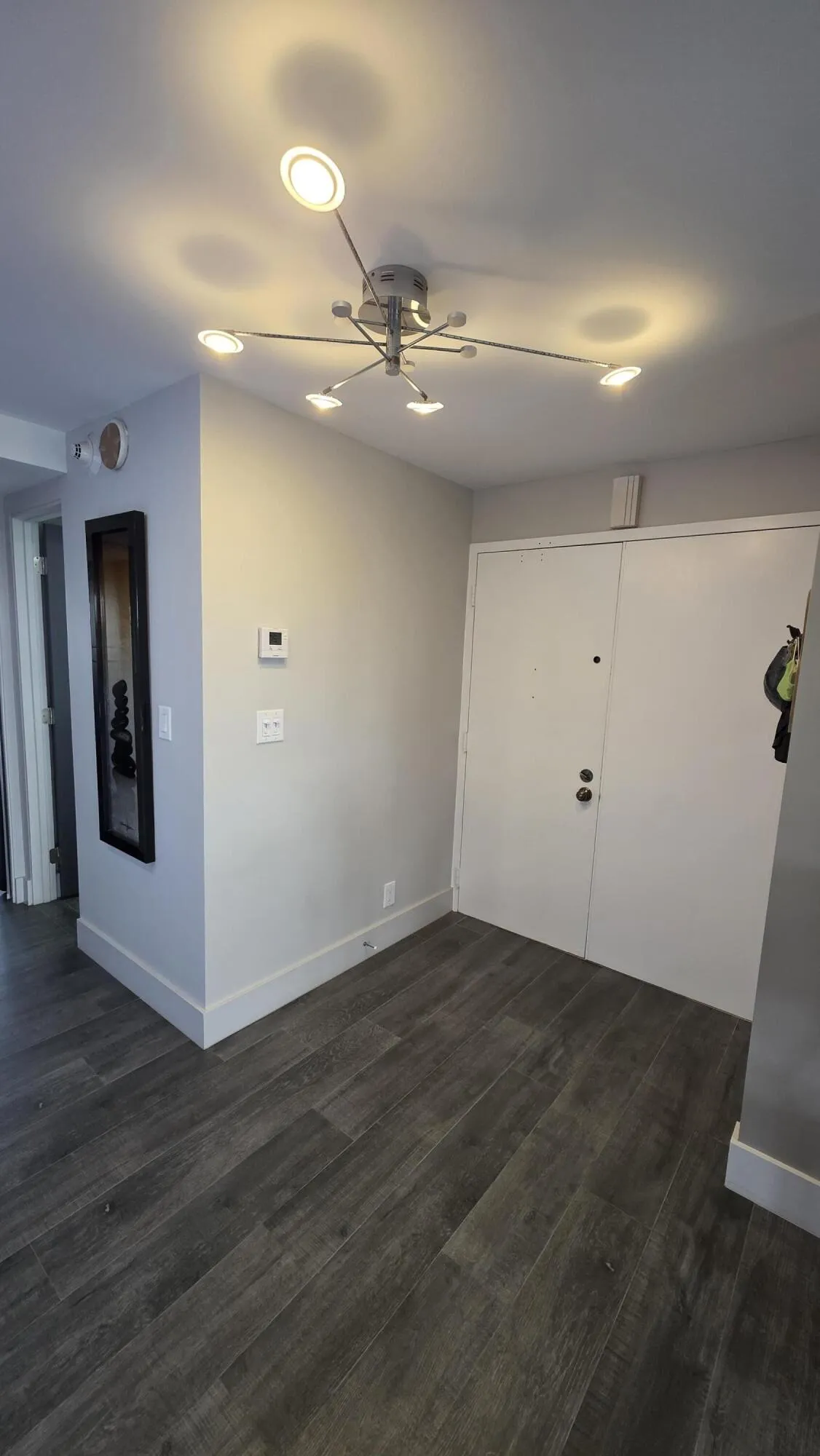 double door foyer entry
