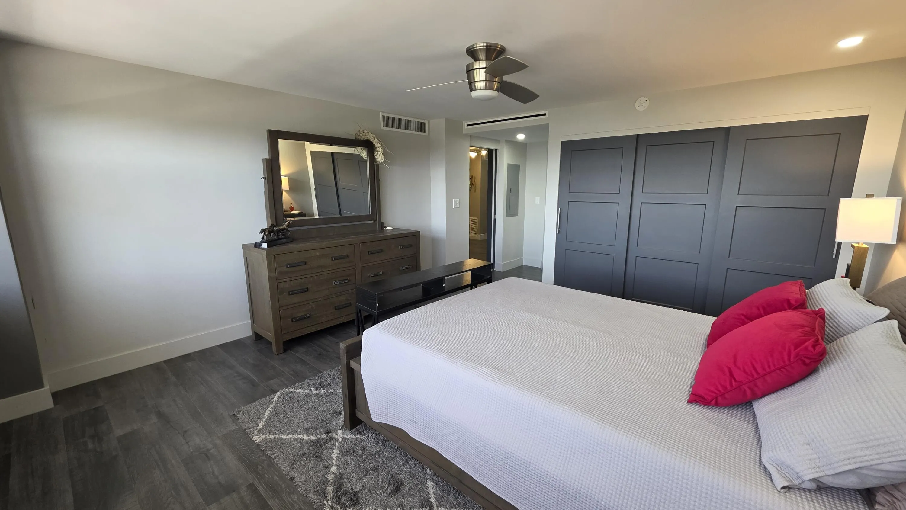 primary bedroom angle view