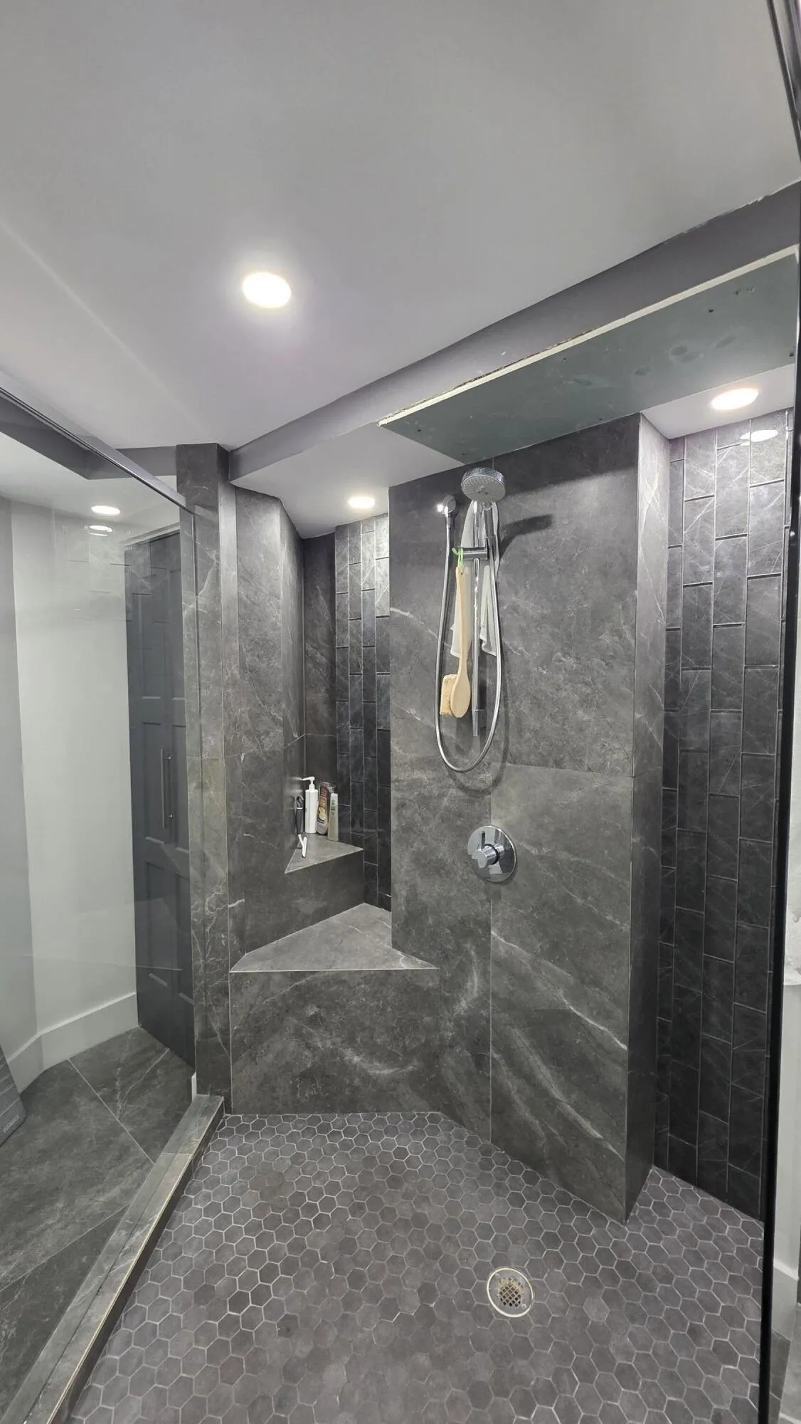 huge shower