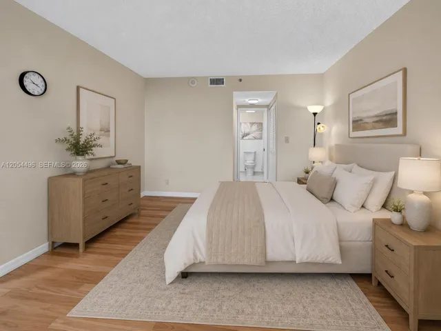 AI furnished master bedroom