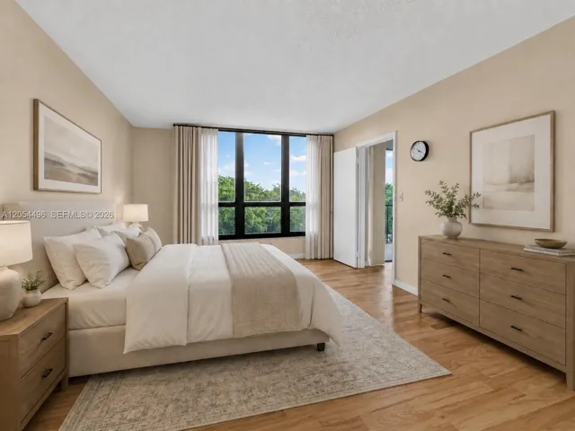 AI furnished master bedroom