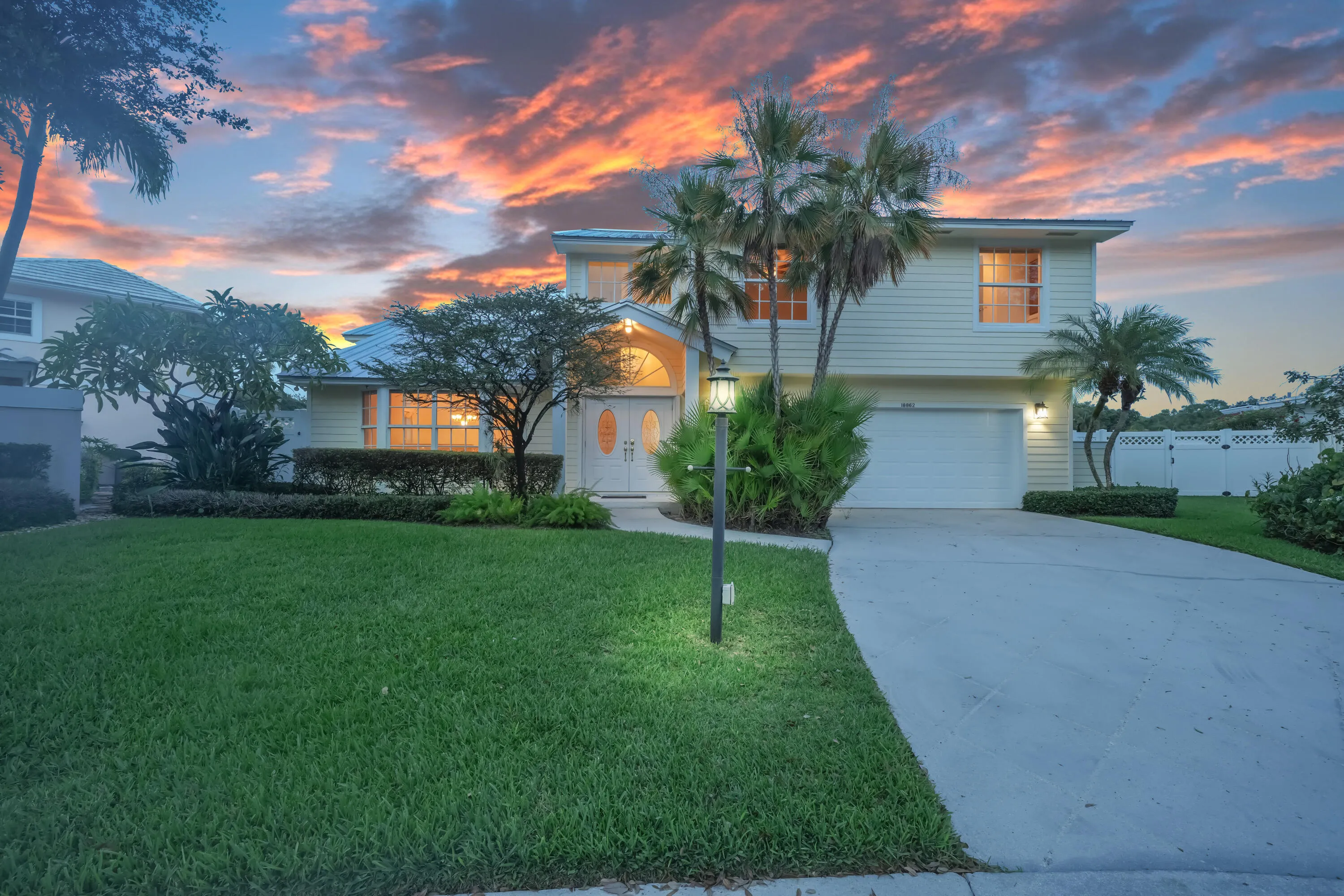 Front Elevation Twilight