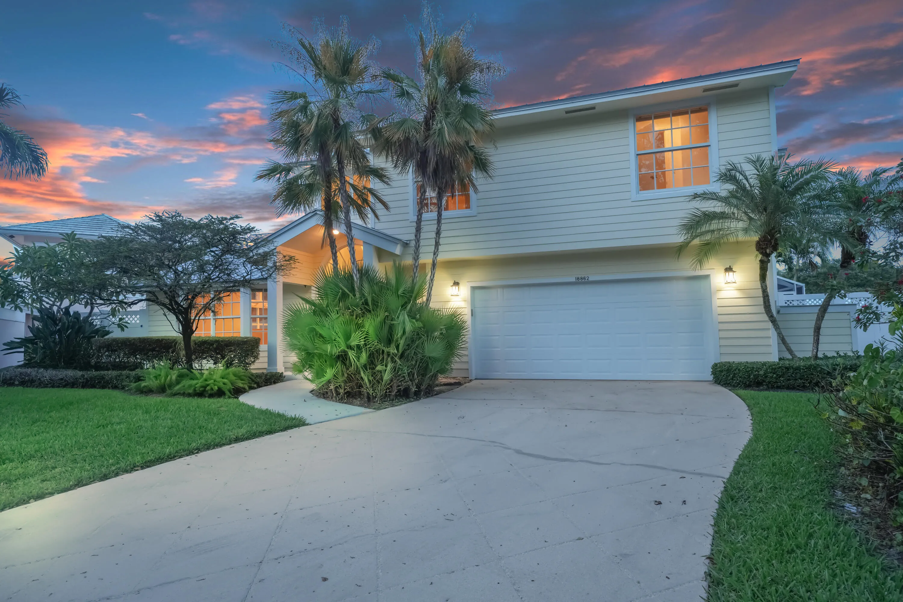 Front Elevation Twilight