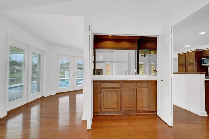 Wet Bar in Family Room