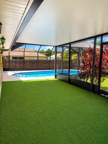 Covered patio