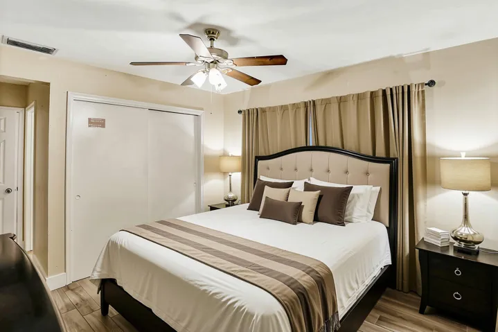 updated primary bed
