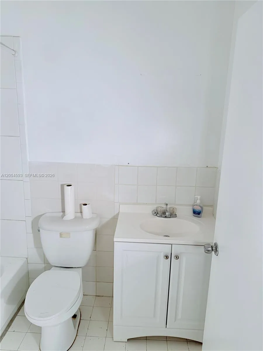 Hallway bathroom