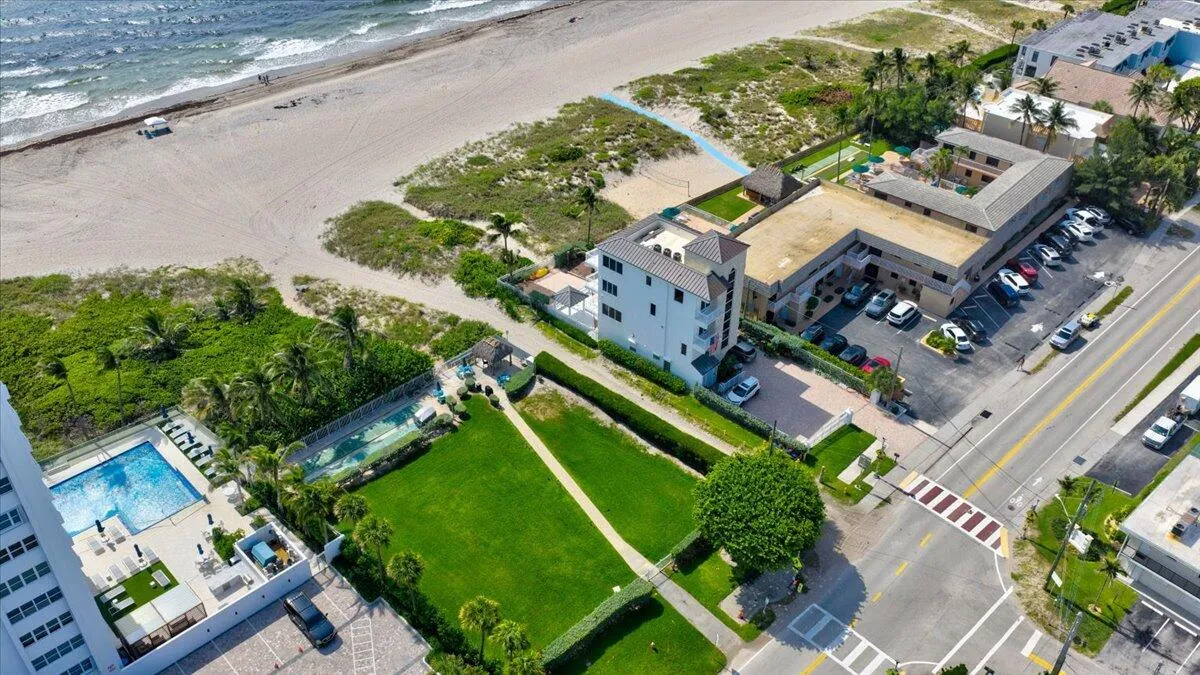 Beach access across the street