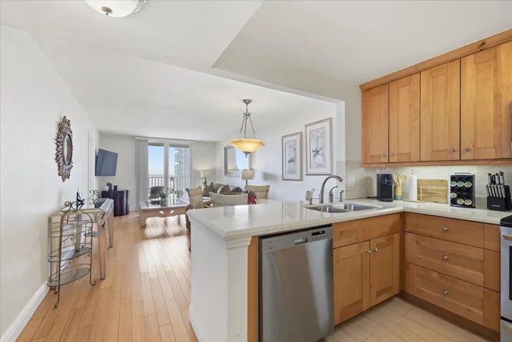 Open concept kitchen