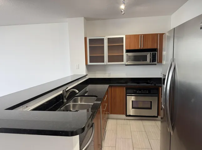 Stainless steel appliances.