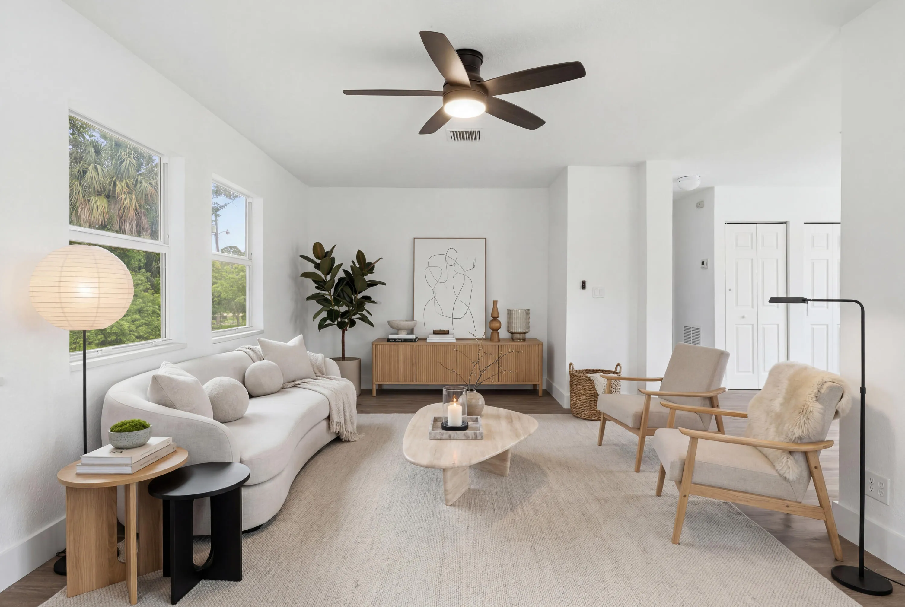 Staged Living Room