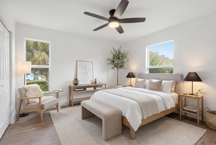 Staged Primary Bedroom