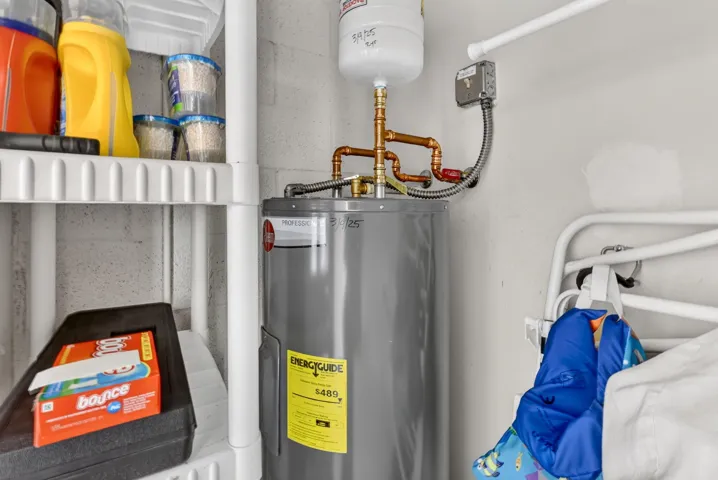 Storage Room w/Water Heater