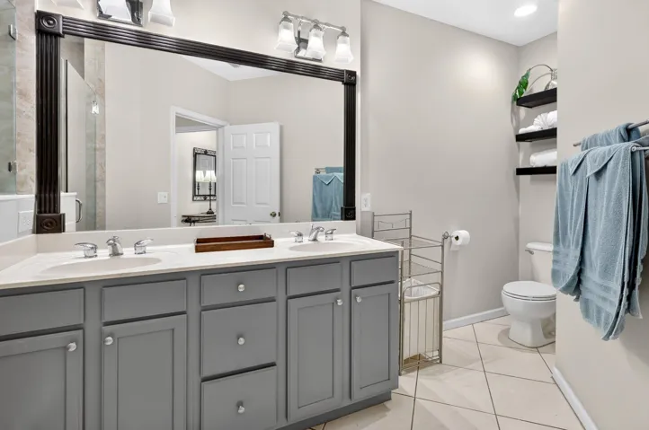 Unit A Main Bathroom w/Double Sinks