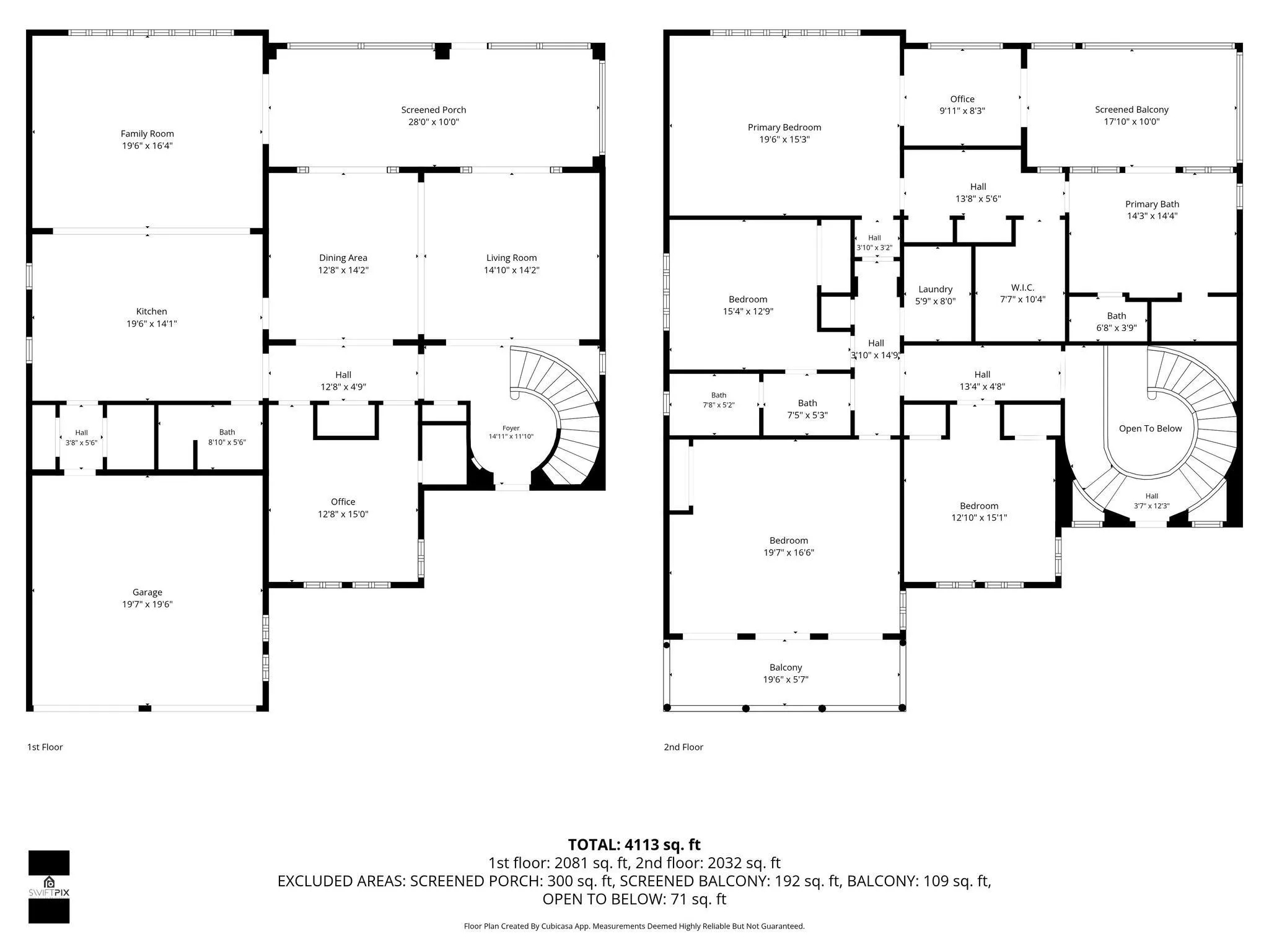 1st & 2nd Floorplans