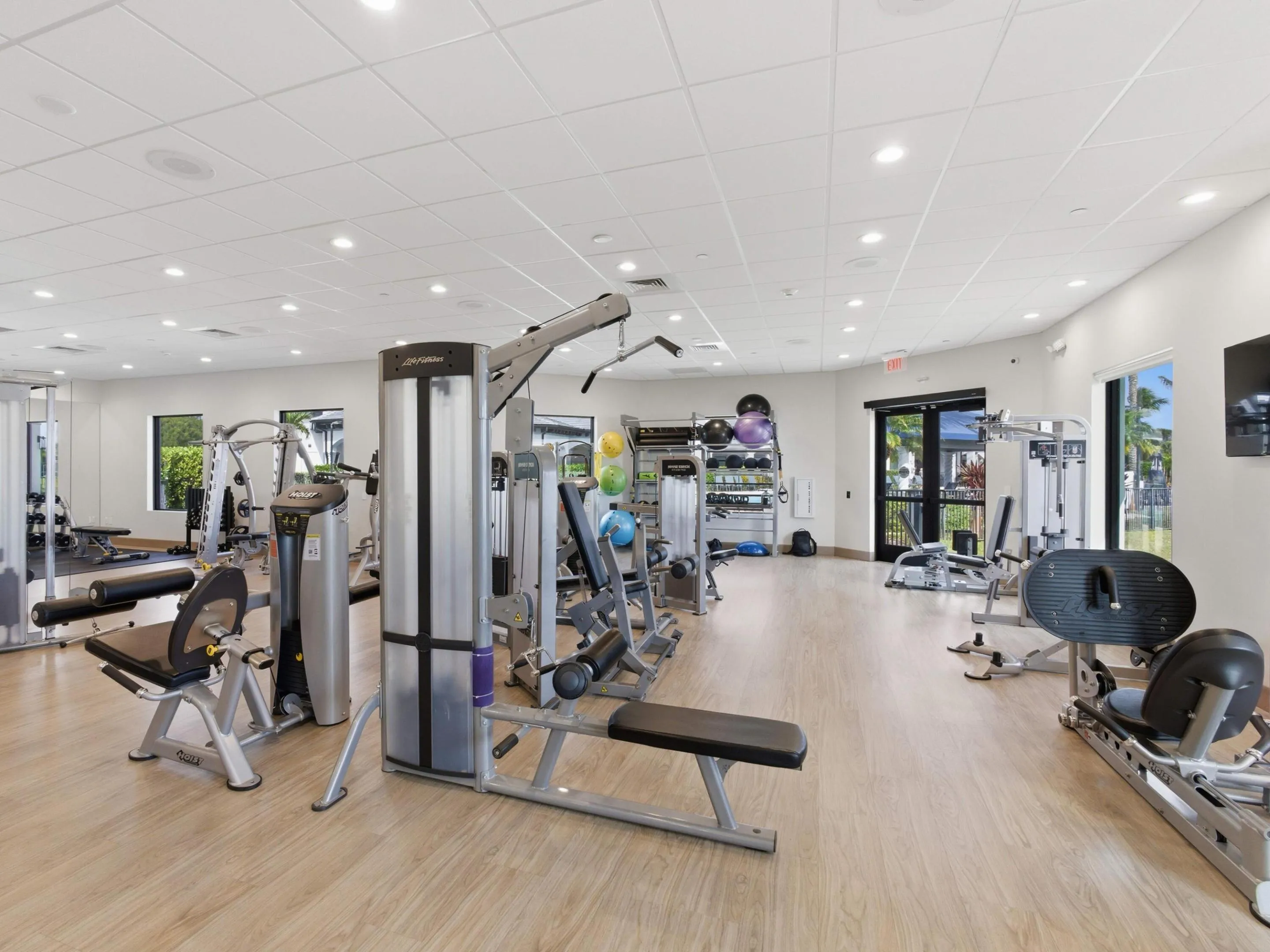 Clubhouse Gym Weights Area 1