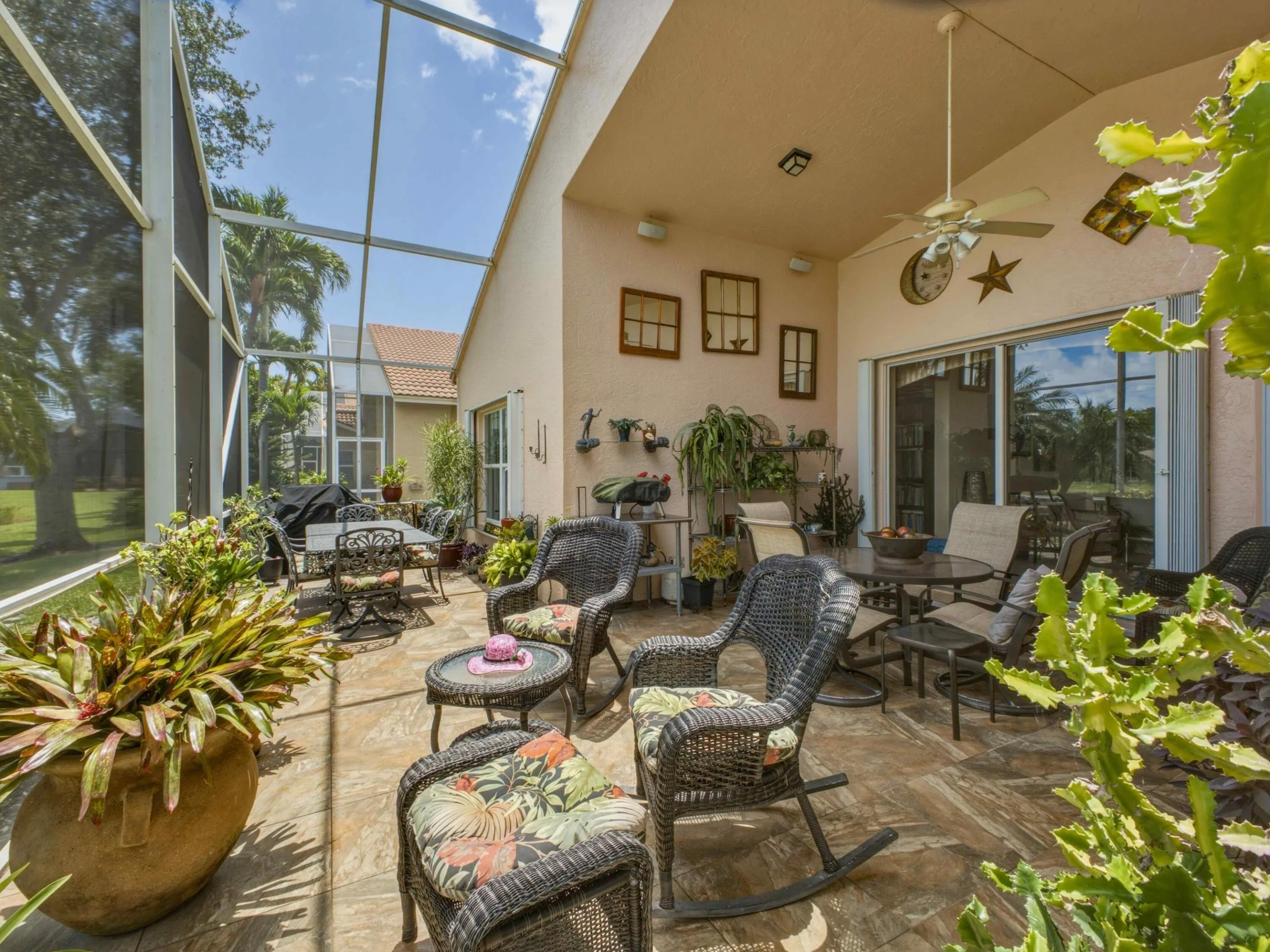 Screened Open and Covered Patio