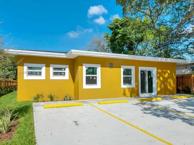 front of building