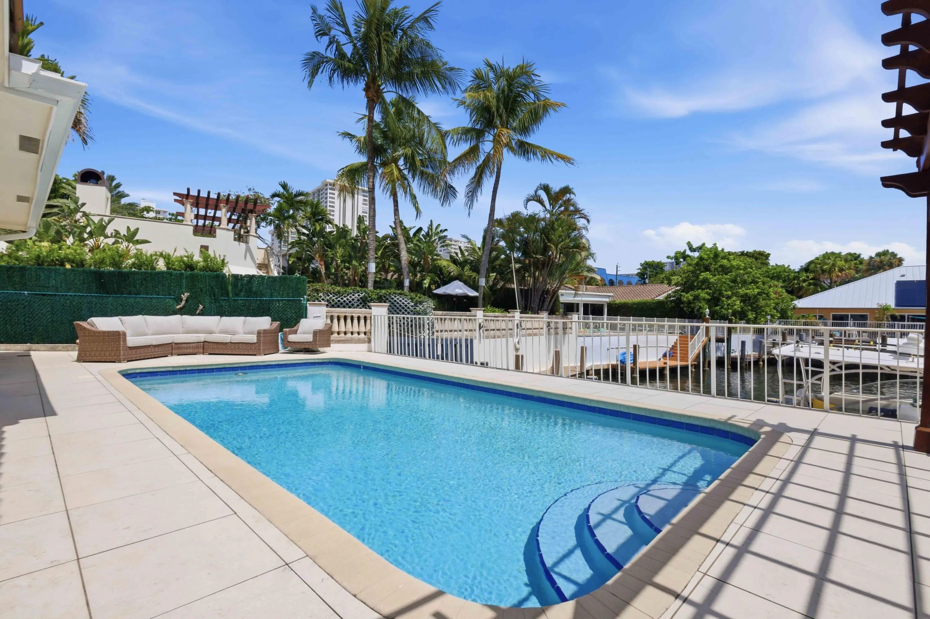 Pool and dock