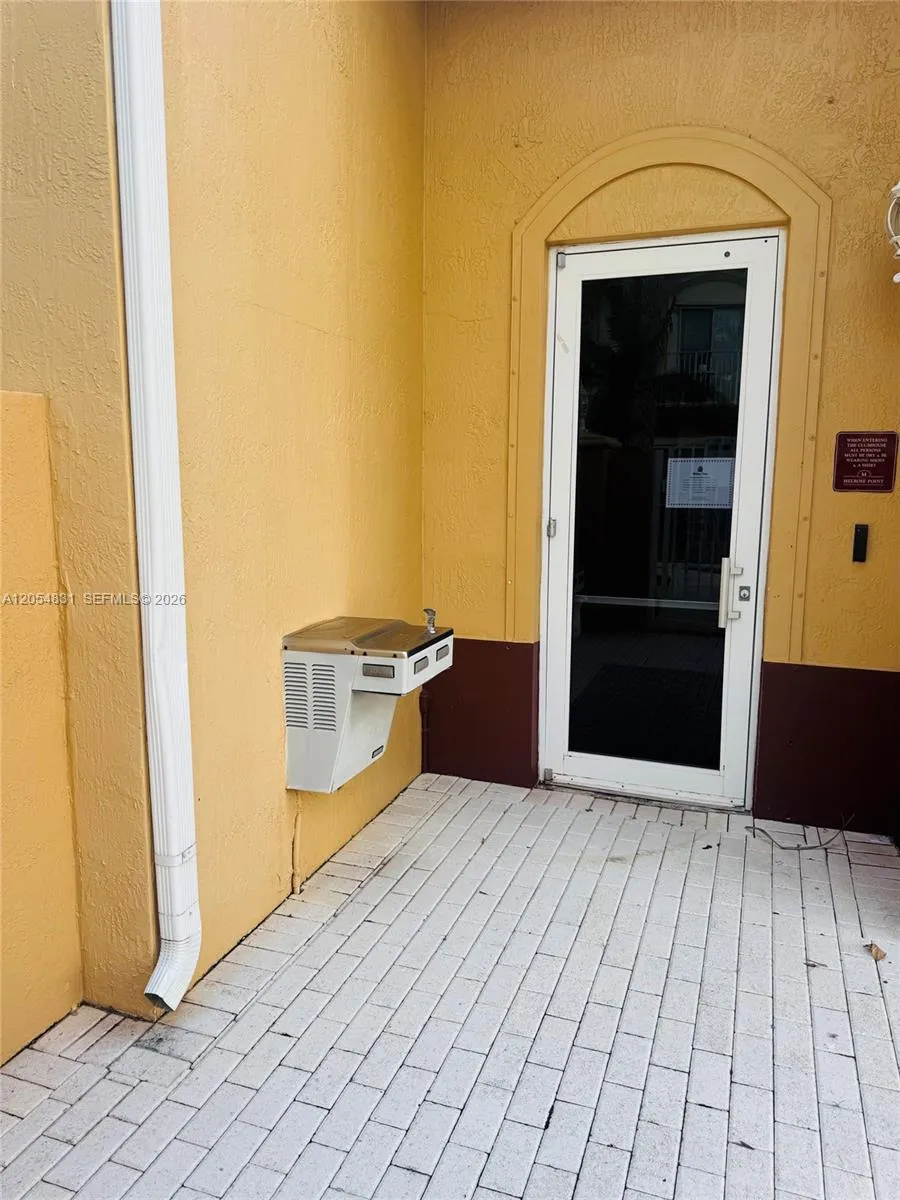 Entrance to clubhouse GYM