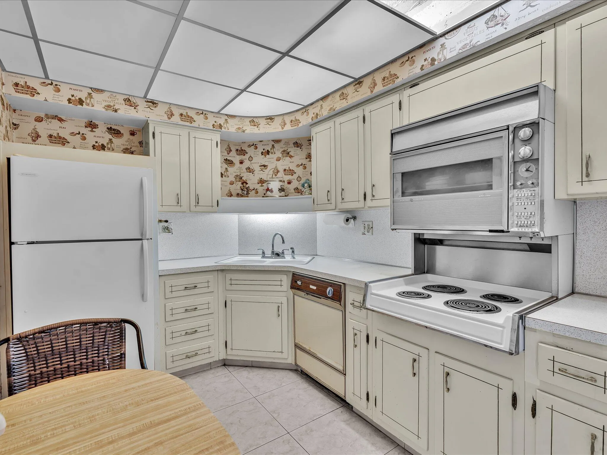Many cabinets