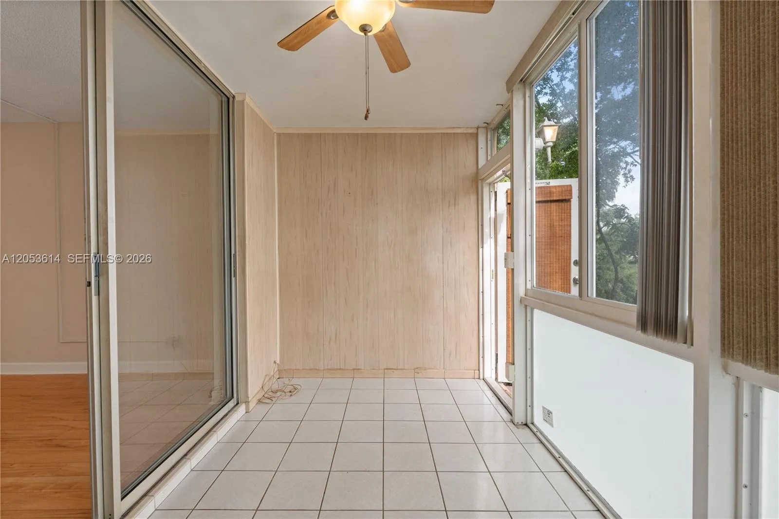Enclosed Screened Patio