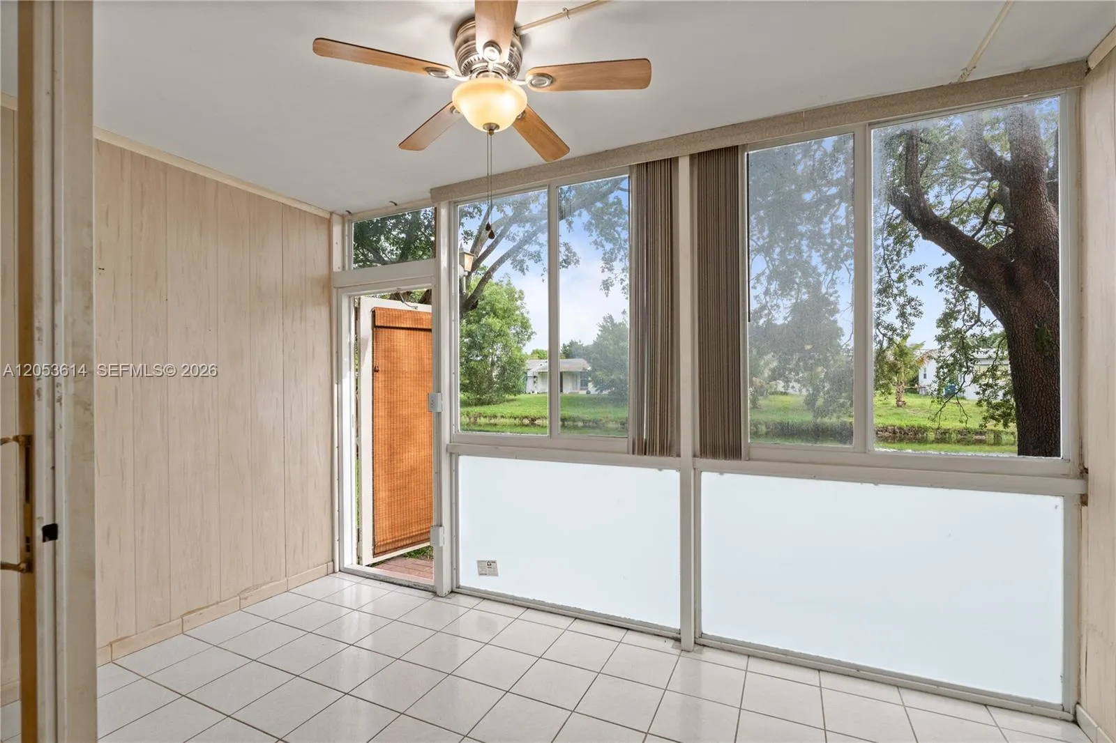 Glassed in Patio