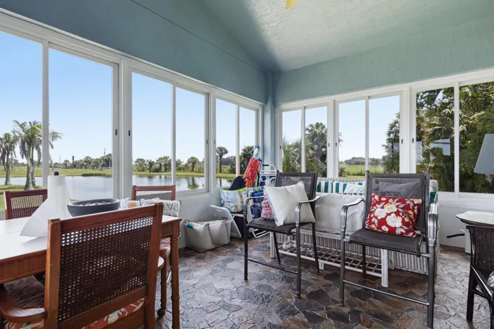 Enclosed Patio with Impact windows