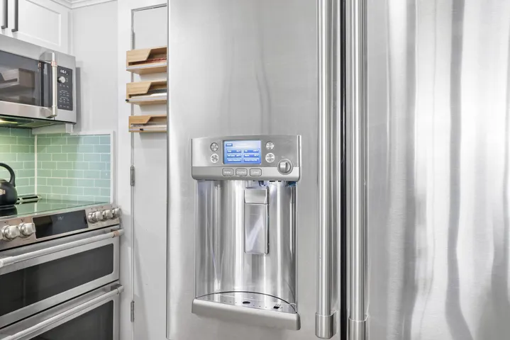 The best Keurig coffee maker ever and it's built into the refridgerator