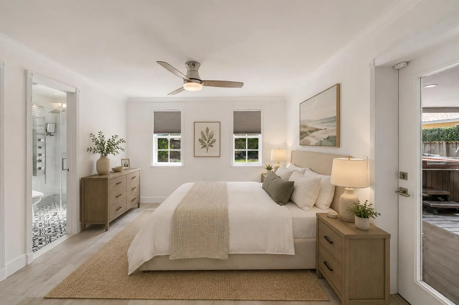 AI staged Primary bdrm