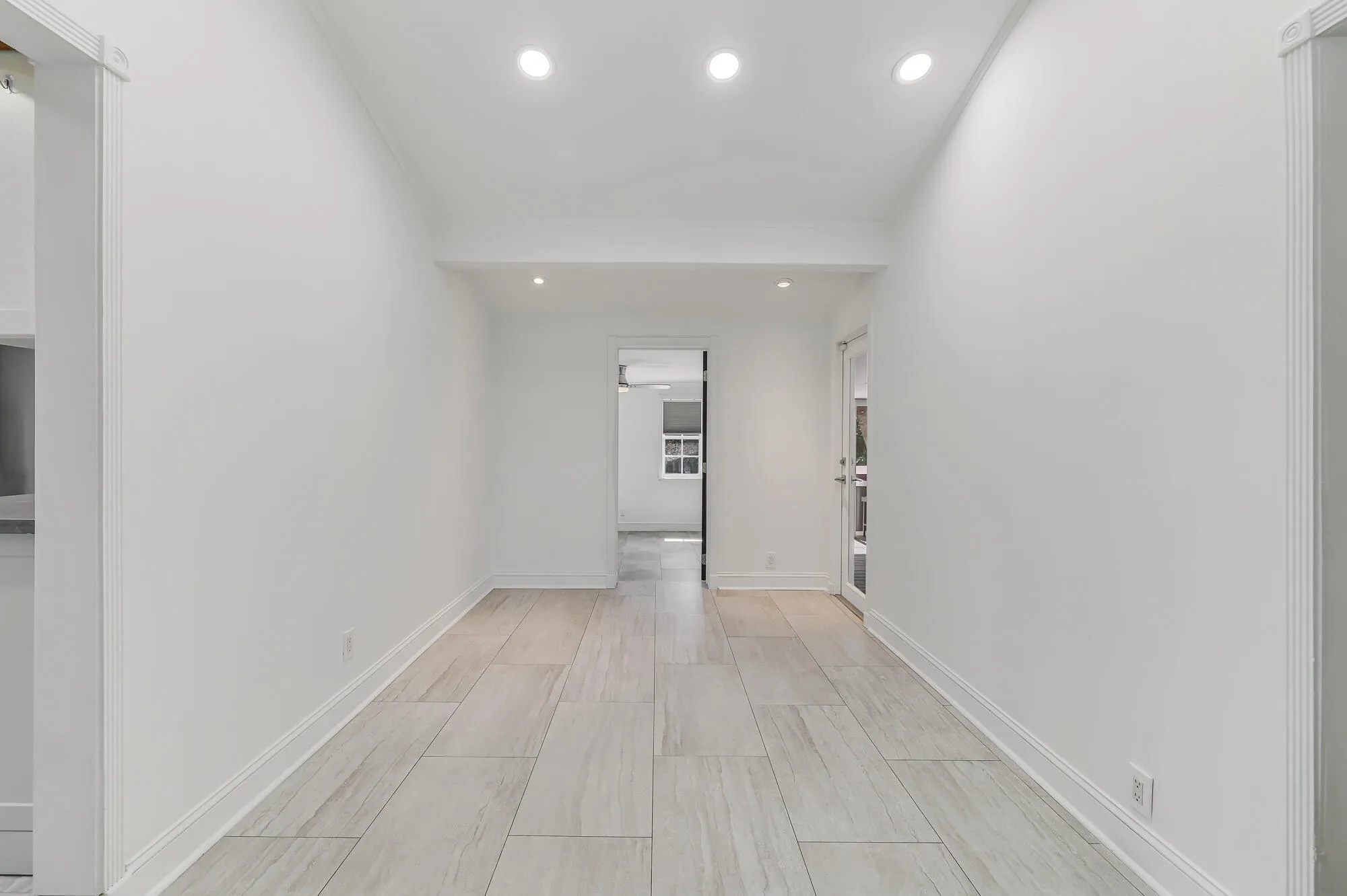 Unfurnished dining room