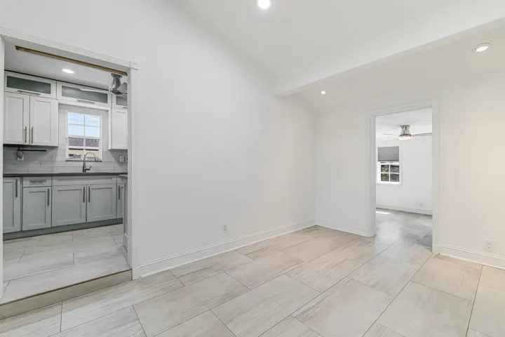 Dining room, looking into kitchen