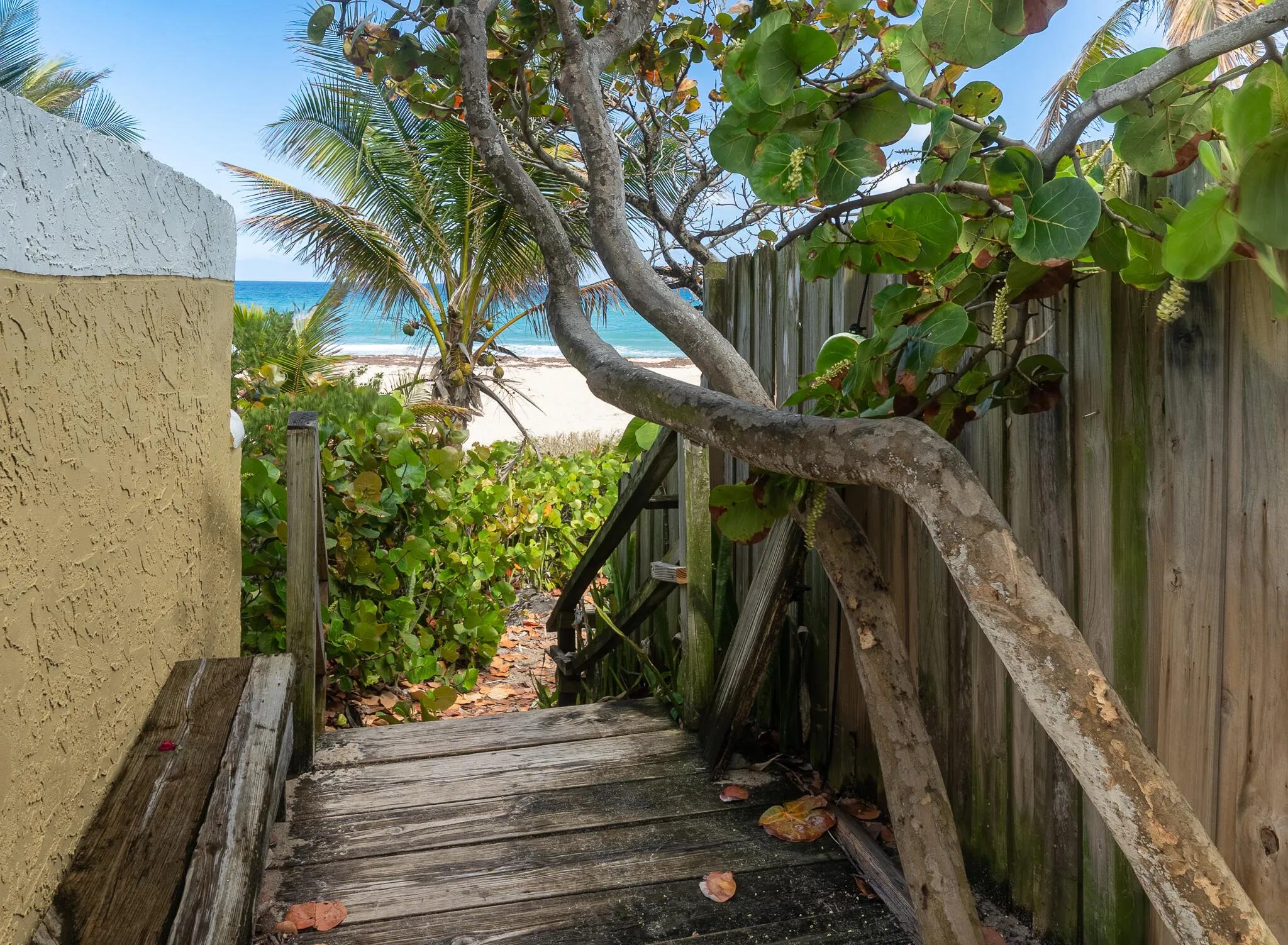 Deeded beach access across the street from the front door!