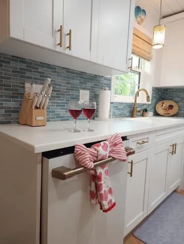 kitchen with wine